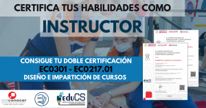 DOBLE CERTIFICACIÓN - DISEÑO E IMPARTICIÓN DE CURSOS